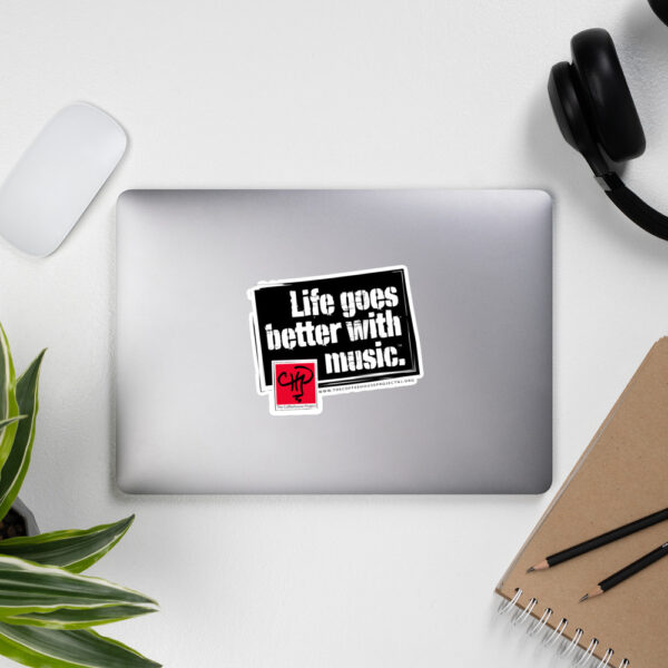 CHP Life Goes Better with Music Sticker